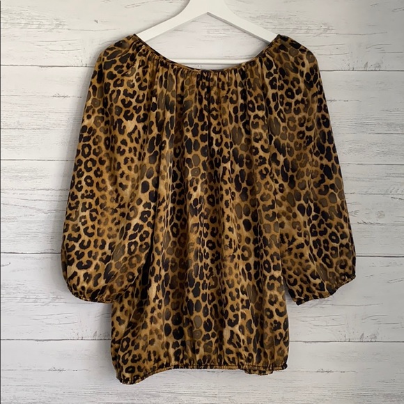 Leopard Print Blouse - Picture 6 of 6